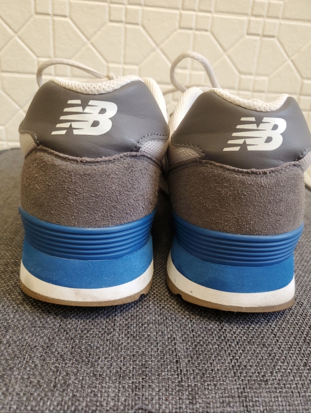 New Balance 515 Men’s Beige and Blue Lifestyle Sneakers Size 11 - Picture 8 of 11